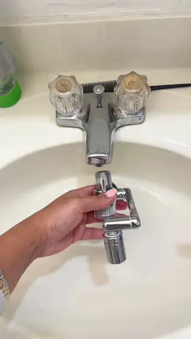 Filtro para la pluma del lavamanos de tu baño#filtro #splashproof #sink #baño 