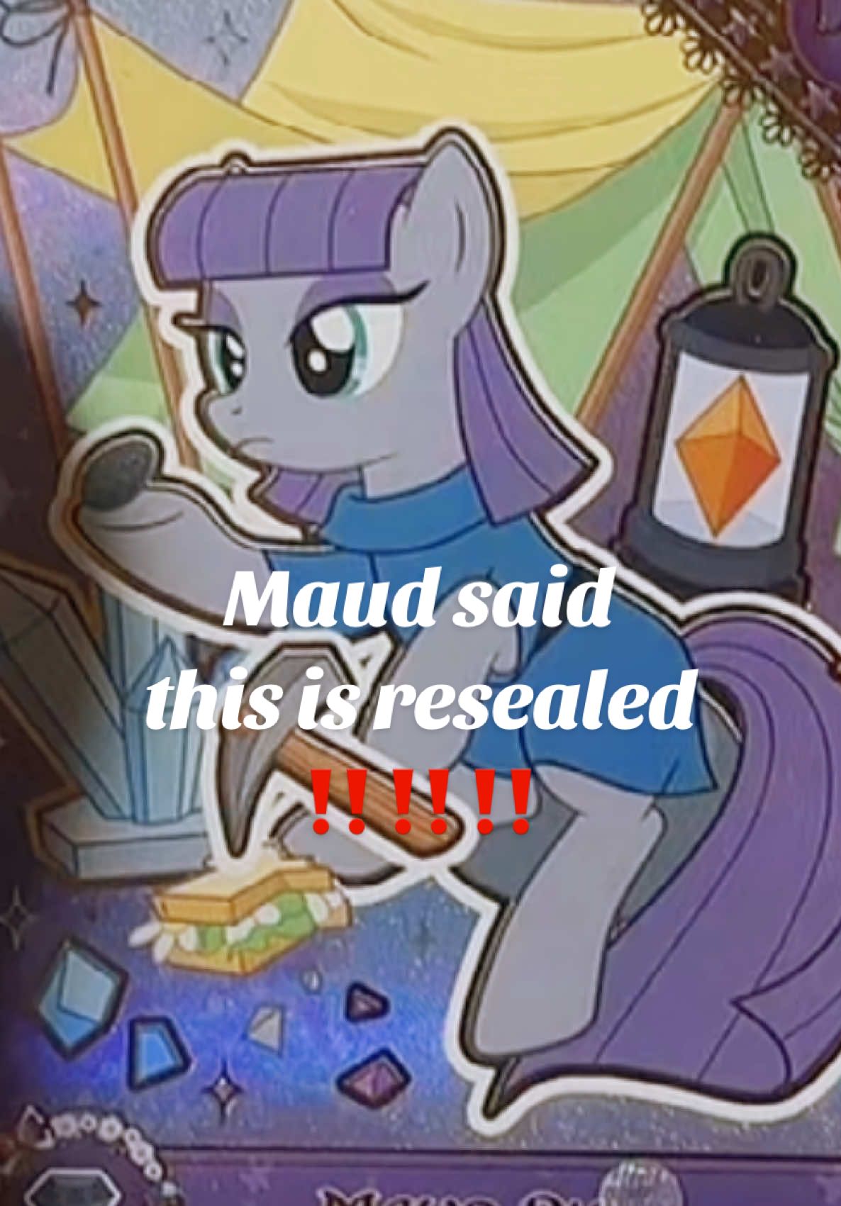 My first time opening resealed cards and my blood is lwk boiling! I opened the entire box so this is literally just the beginning but guys I am SO SO PISSED 🤡🙏 At least they gave me my SGR but UGH💔 #mlp #kayou #fyp #mylittlepony #mlpg4 