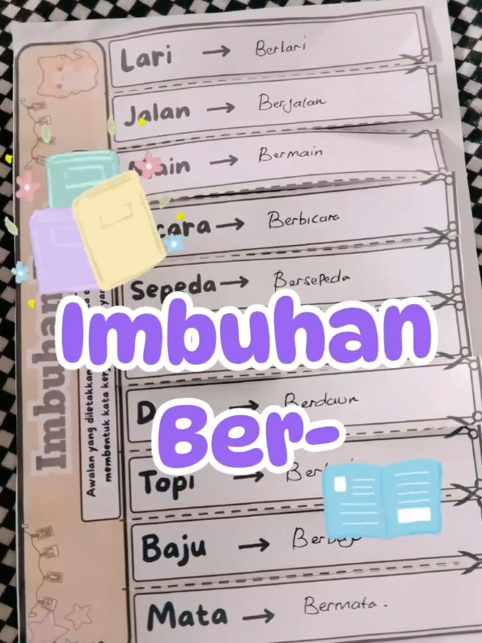 LKPD Imbuhan Ber - #fyp #lkpd #imbuhan 