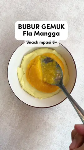 Another day another snack tinggi kalori.. Bubur sumsum fla mangga Tinggi kalori bantu boost bb anak🥰 Pakai tepung beras @Gasol Organik Indonesia ,tekstur lembut tanpa pengawet cocok untuk bayik dan anak anak. Cobain yaaa❤️ #snackmpasi #snacktinggikalori #mpasitinggikalori #buburgemuk #bubursumsum 