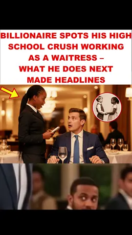 BILLIONAIRE SPOTS HIS HIGH SCHOOL CRUSH WORKING AS A WAITRESS – WHAT HE DOES NEXT MADE HEADLINES #billionaceo #story #cops 
