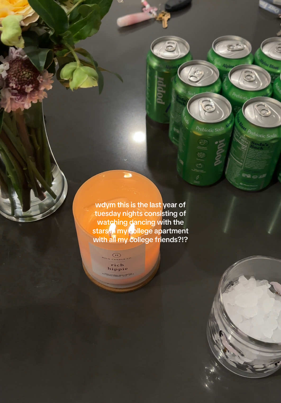 best way to spend a tuesday night!!! thanks @drinkpoppi for joining our premiere party!!!!! 🕺🏼💘 #poppipartner #sodasback #dancingwiththestars #dwts33 #dwtswatchparty #watchparty #sodabar 
