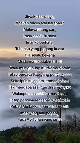 mungkin terlihat mustahil, tapi tetap percaya ya🥹😇🙏 #motivasikristen #liriklagurohani #vibesrohani #fyp 