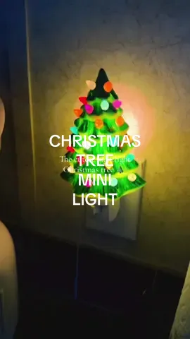 This is so adorable and affordable for Christmas! This mini Christmas tree might light! ✨🎄 