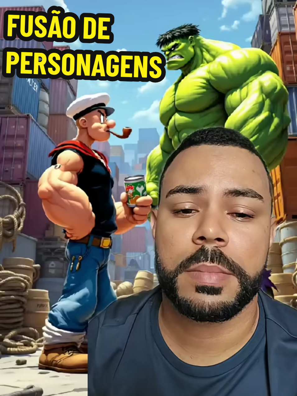 FUSÃO DE PERSONAGEM  #hulk #popayan 
