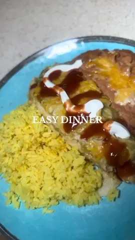 Hubby didn’t want a frozen dinner and I wanted enchiladas so this is the easy dinner (enchilada casserole) we compromised for using what we had at the house 💙💙 about 45 minutes start to finish.  #easydinner #DinnerIdeas #quickdinner #dinnerinspo #FoodTok #busymommeals #quickmeals #budgetmeals #whatsfordinner #yum 