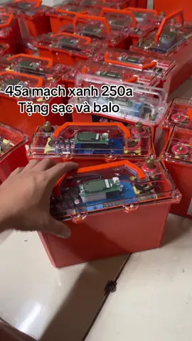 Pin lưu trữ 45a lithium chống nước #huychien #pinlithium ###xuhuong 