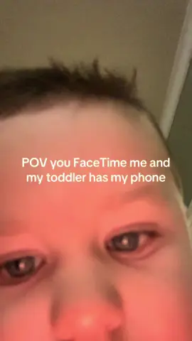 He loves carrying around my phone listening to Disney music on Spotify so chances are he will answer a FaceTime 🤣🤣🤣 #boymom #toddlerlife #momlife 