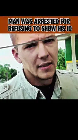 Confrontation Turns Heated at Gas Station Over ID Request #police #cops #bodycam #viral #fyp 