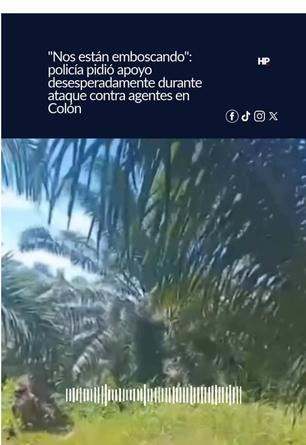 “Jefe, apoyo, nos están emboscando” 😨😨😨 Policía pidió apoyo desesperadamente durante la emboscada registrada este domingo contra agentes preventivos en el departamento de Colón.  #noticias #honduras #colon #policias 