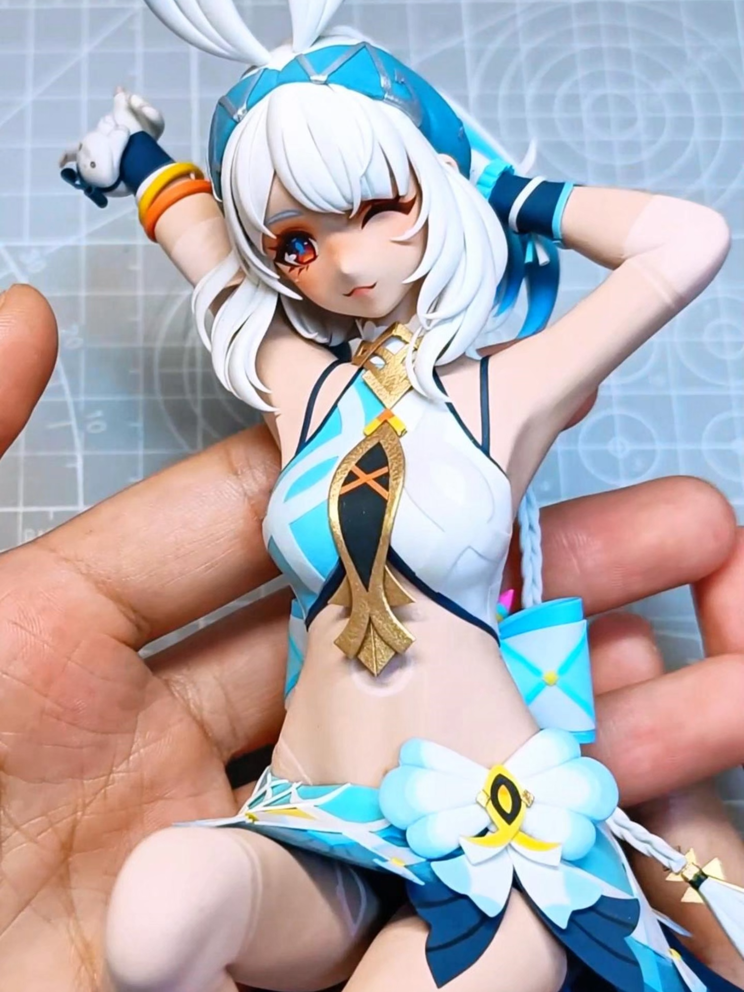 Clay time!!!🤩Wanna surf with me? 🏄‍♂️🌊#GenshinImpact #ClayArt #clay #genshinfanart #Mualani #mualanigenshin #airdryclay #game #fyp #gift #handmade #handcraft #二次元 #fanart