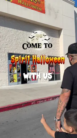 I swear my son is a trip😂😂 But he says hes not scared of nothing😂 @Spirit Halloween #spirithalloween #comeshoppingwithme #halloweencostume #halloweenshopping #spirithalloweenstore  