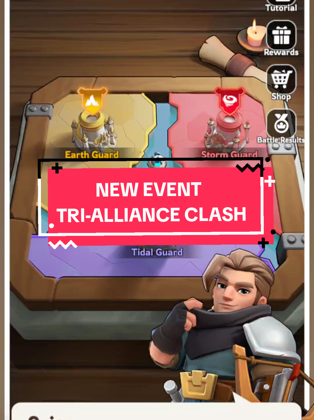 NEW EVENT! TRI-ALLIANCE CLASH! KINGSHOT GAME! Looks quite similar to Swordland but involves three alliances instead of two. Has similar voting systems too. Let's see how it ends up! #kingshot #tiktok #fyp #viral #centurygames 