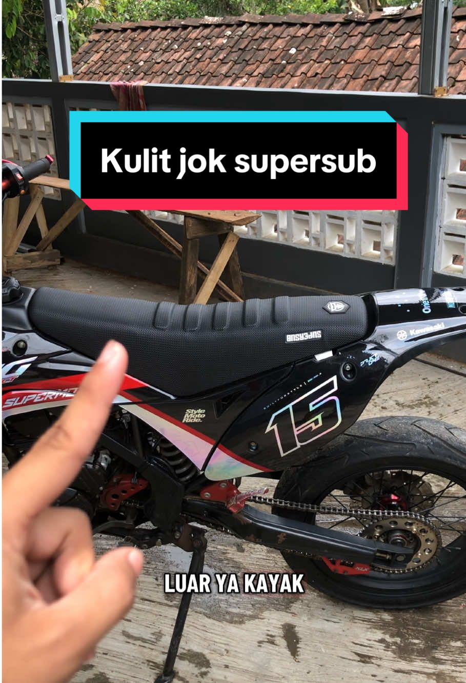Kulit jok supersub anti rembes cocok untuk segala jenis motor trail klx, wr, crf dan kulit jok supermoto #kulitjoksupersub #kulitjoksupermoto #kulitjoktrail #kulitjoksupersubcrf #kulitjoksupersubklx 