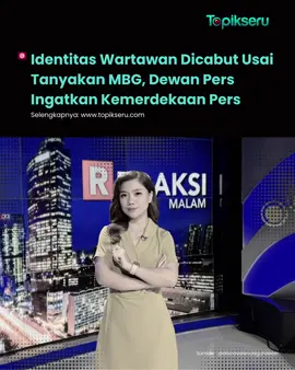 Dewan Pers Ingatkan Kemerdekaan Pers Usai ID Wartawan CNN Dicabut di Istana Pencabutan kartu identitas wartawan CNN Indonesia, Diana Valencia, setelah menanyakan program MBG menuai sorotan. Kejadian ini terjadi pada 27 September 2025 malam dan langsung dikonfirmasi Pemred CNN Indonesia, Titin Rosmasari. Dewan Pers menegaskan agar semua pihak menghormati kemerdekaan pers sesuai UU No. 40/1999. Mereka juga meminta akses liputan CNN di Istana segera dipulihkan demi menjaga iklim kebebasan pers di Indonesia. #KemerdekaanPers #DewanPers #CNNIndonesia #MBG #KebebasanPers 