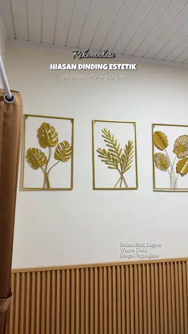 #walldecor #hiasandinding #pajangandinding #hiasandindingaesthetic #hiasangold 
