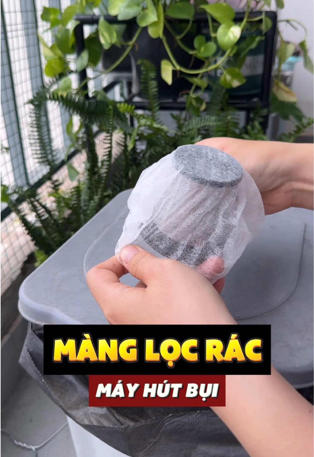 Màng lọc rác máy hút bụi #giadungthongminh #giadungtienich #mayhutbuicamtay #sadisan #mayhutbui 
