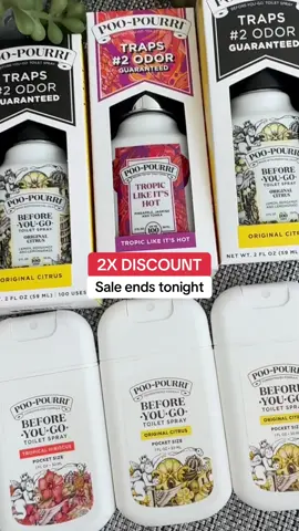 Poo~Pourri travel sprays = fresh anywhere, anytime! #tiktokshopcreatorpicks #tiktokshopblackfriday #tiktokshopcybermonday #tiktokshopfalldealsforyou #ttsbeautybesties   *Final Price / Shipping / Coupons / Discounts may differ based on your TikTok account, available coupons, and current promotions. Always refer to product listing for up-to-date offers. 