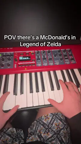 McDonald’s but make it Zelda #mcdonalds #funny #zelda #piano #fyp 