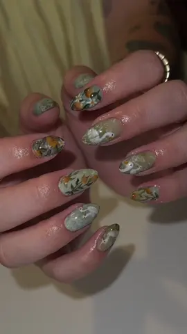 goosin around with goose girl 🪿✨ South Tx Nail Supply - Cosmic Painter Palettes (Astral Jewels & Celestial Stone), Pro Artistry Brushes, Diamond Top Coat . . #txnails #handpaintednailart #maximalnails 