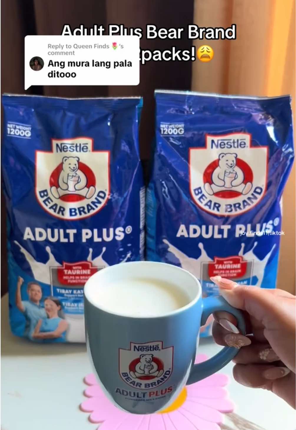 Replying to @Queen Finds 🌷 divaaa! Kaya dito ako sa online bumibili kase mas malaki discount!😩 #bearbrand #adultplusbearbrand 