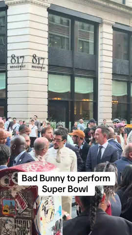 Bad Bunny announced as this years Halftime Perfomer at the Super Bowl!! #nfl #badbunny 