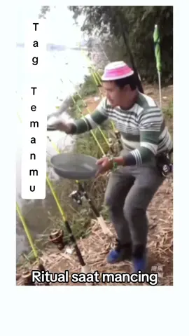 Ritual saat Mancing. Tag Temanmu yang suka ritual #ritual #angler #fishing #viraltiktok #fypage 