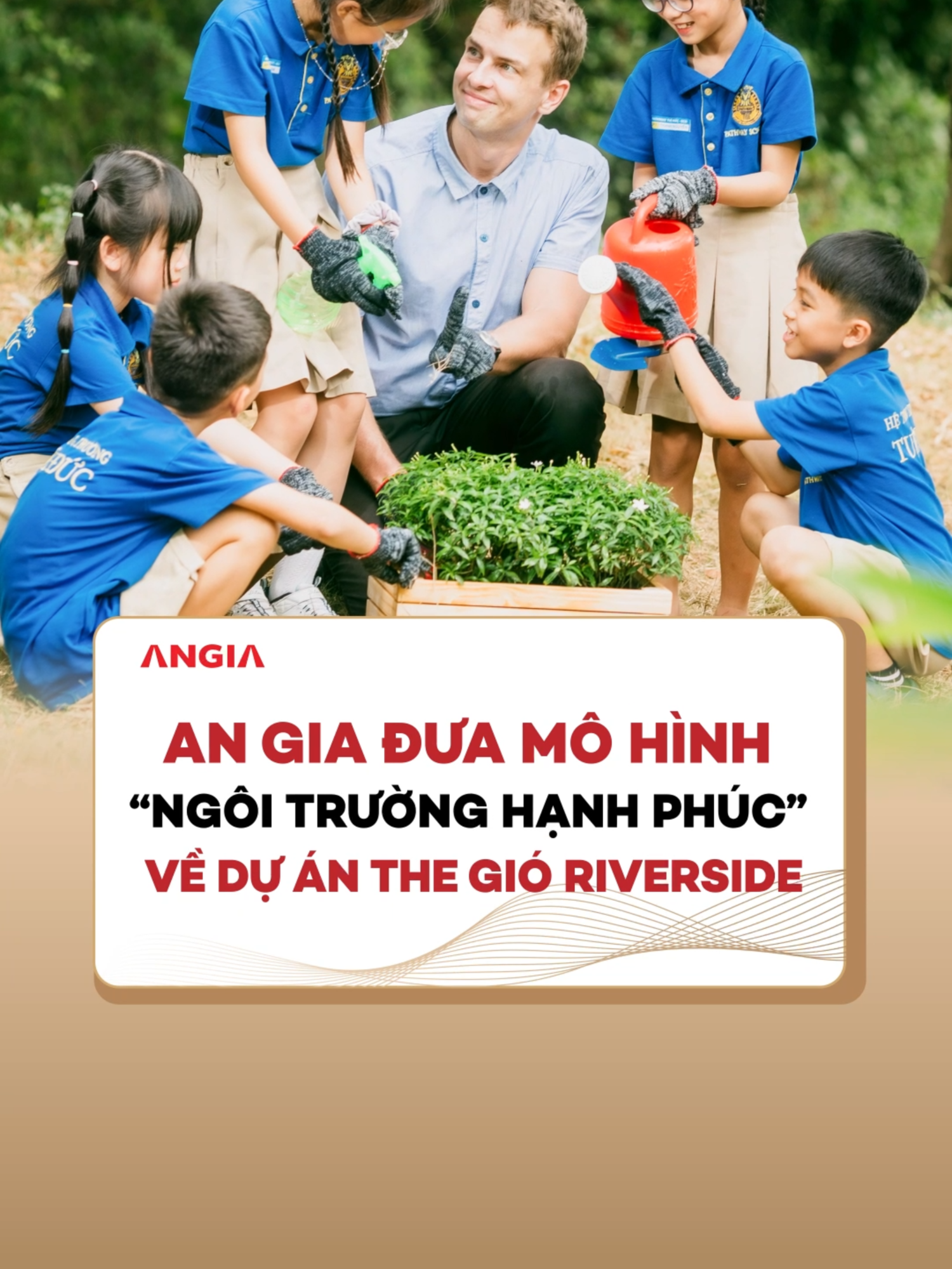 Trường Tiểu học - Trung học Pathway Tuệ Đức tại dự án The Gió Riverside có quy mô 7.000 m2, hướng đến học tập trải nghiệm, tư duy, kỹ năng hội nhập. #agg #angia #angiagroup #thegio #thegioriverside #pathway #pathwaytueduc #batdongsan #bds