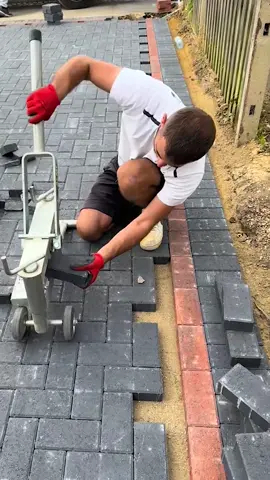 Block paving detail video #hardscape #hardscaping #Paving #Block #Satisfying 