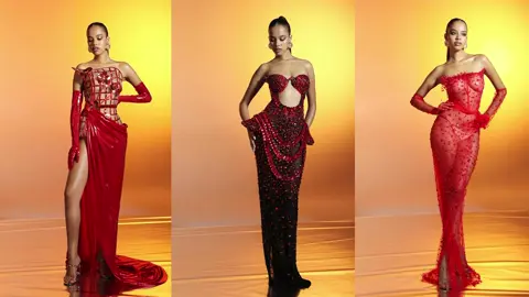 Serving looks in red 🔥 Which dress is your fave? ❤️✨  #reddress #maxidress #dressinspo #dressdesign #dressdesigner #outfitinspo