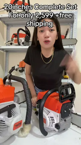 Check out na boss hanggat my stock pa tayo.. #gasolinechainsaw #madeingermany🇩🇪 #chainsawman #waterResistantchainsaw 