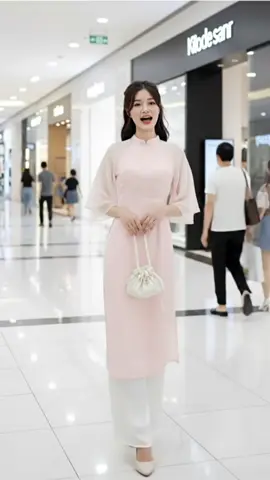 Sét áo dài cách tân tay lửng #aodaivietnam #aodaitruyenthong #aodai 