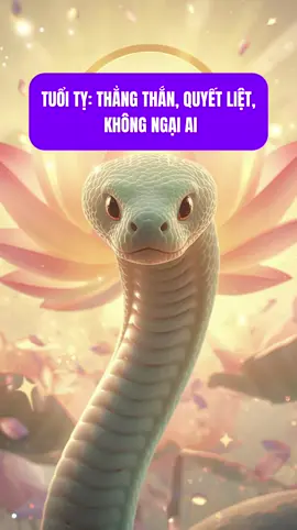 Tuổi Tỵ, Thẳng thắn, quyết liệt, không ngại ai. #tuoity🐍 #12congiap #tuvi12congiap 