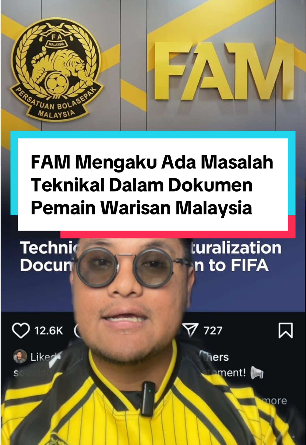 FAM Mengaku Ada Masalah Teknikal Dalam Dokumen Pemain Warisan Malaysia #fam #masalahteknikal #malaysia #malaysiadisanksififa #fifa 