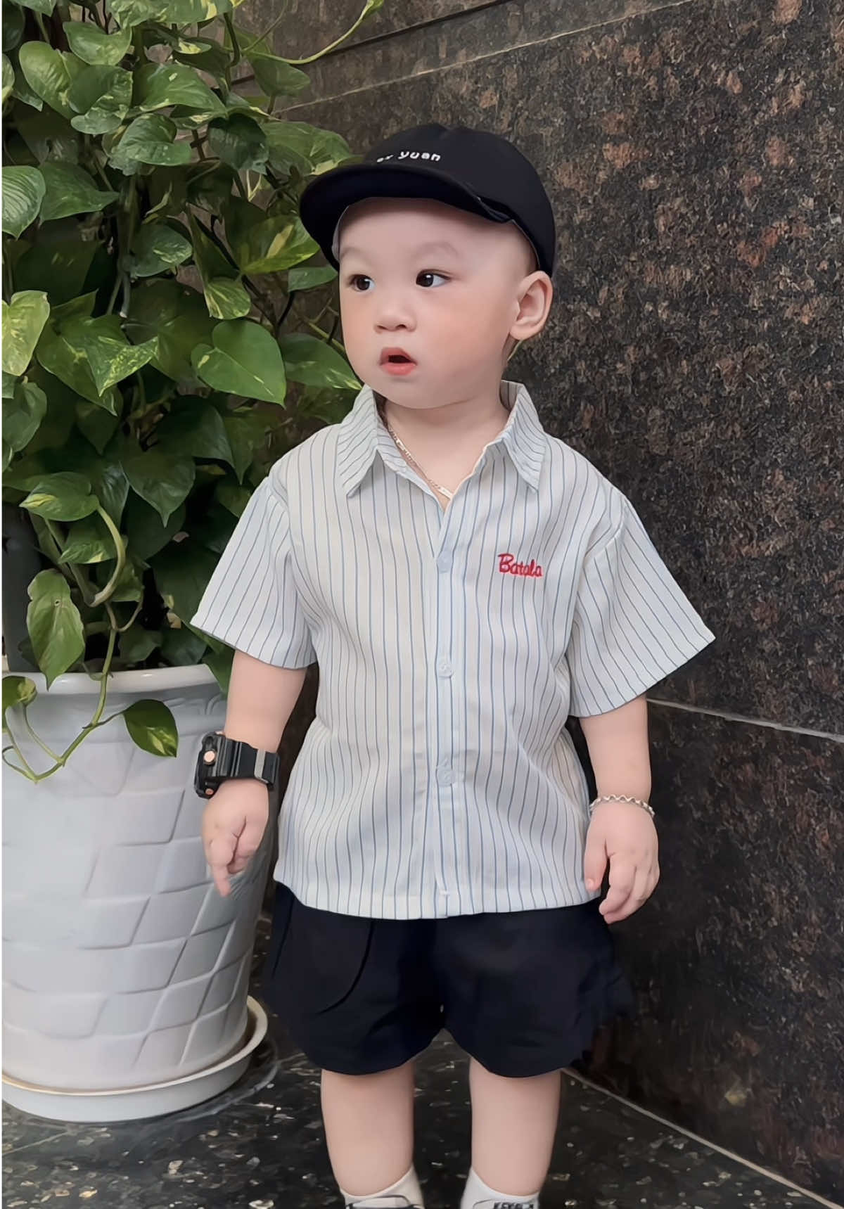 Áo sơ mi cộc tay cho bé trai🥰🥰 #xuhuongtiktok #embedangyeu #somichobe 