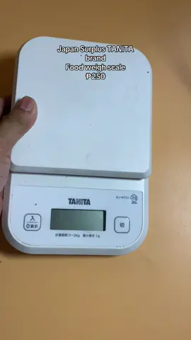Baka may interested! Food weigh scale , guyz TANITA brand hindi puchu puchu mean to say pangmatagalan na gamit to,surplus but Japan Brand ,perfect to sa mga nagbiBake at nagbiBusiness,pwede din pang calorie deficit nyo..etc , can ship po Nationwide pm lang po sa interested.  #foodweighingscale #japansurplus 