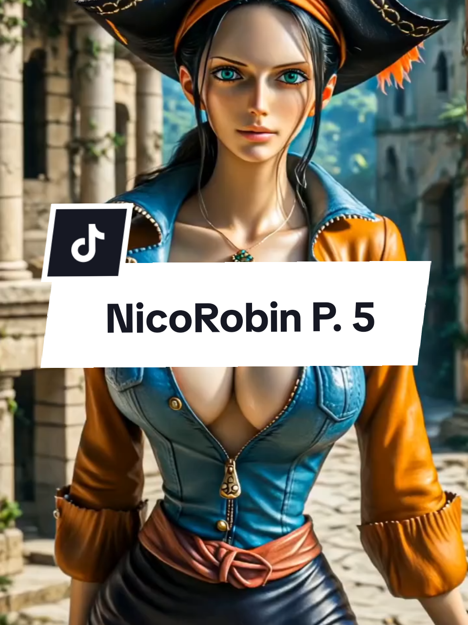 NicoRobin 💙 #aiart #ai #sexy #fondodepantalla #fyp 