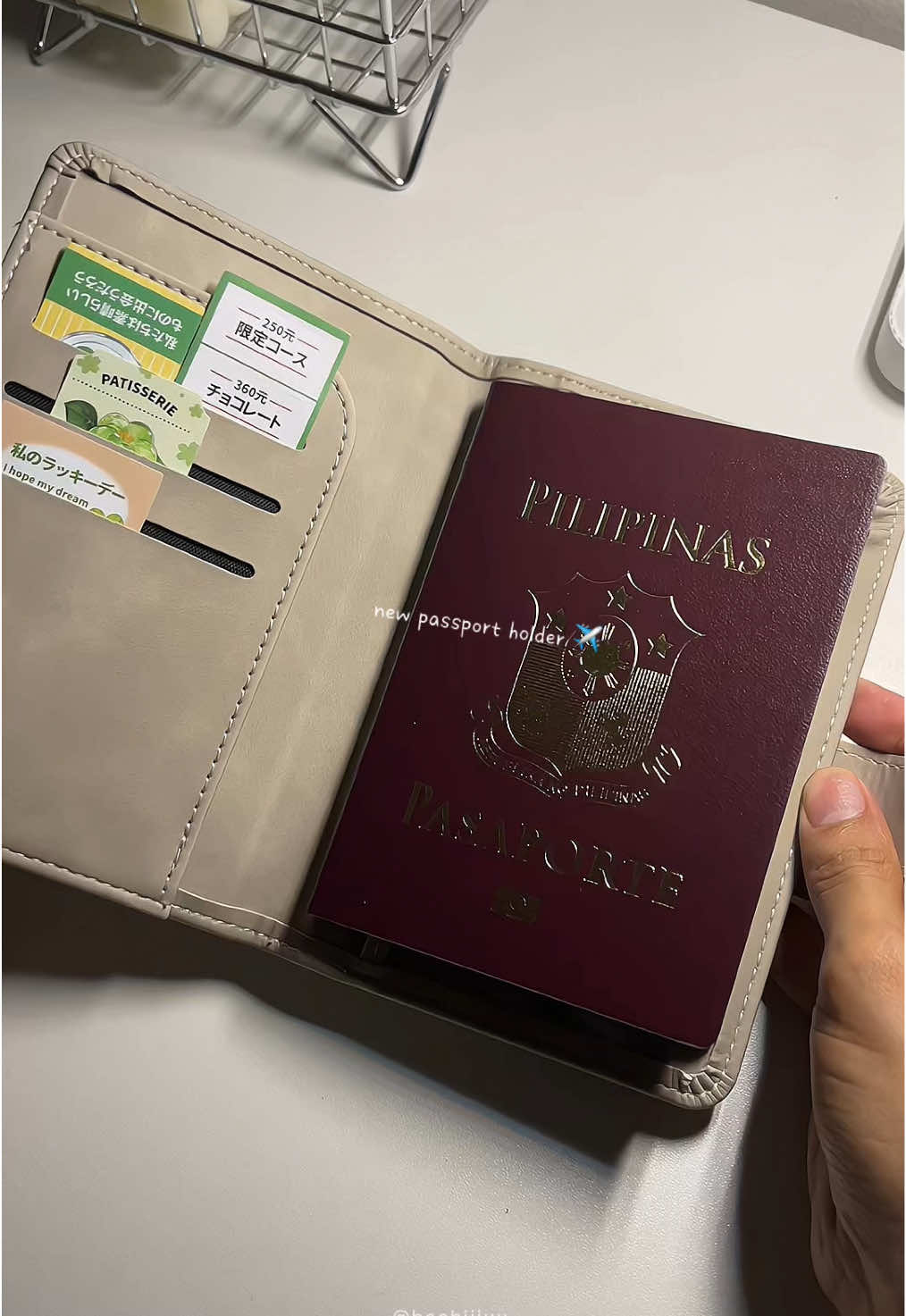 my new passport holder !✈️ with card/ID slots. Essential for frequent travelers. #passportholder #passport #cardholder #passportcase #travelessentials 