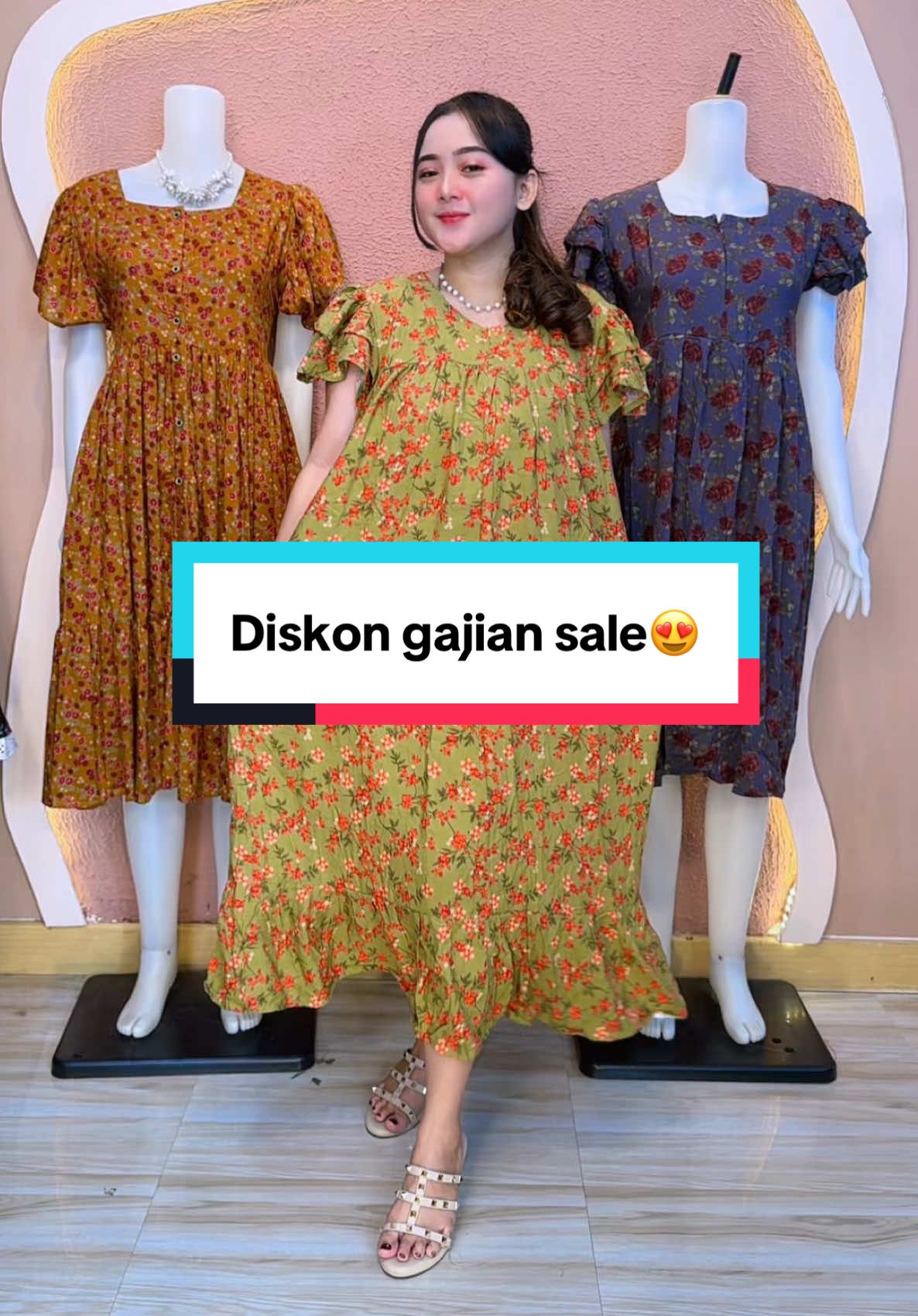 🌸 Nyaman, adem, dan tetap stylish di rumah? 💃 Daster Reta jawabannya! #dastermodis #NyamanTanpaDrama #promomakangajian 