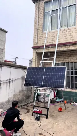 Want to buy our solar panel lifter ladder? please send inquiry to my WhatsApp:   008613437471363 Email: sales03@gdzelv.com Website: www.gdzelv.com