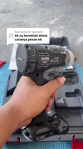 Membalas @rikomesah impact wrench standart apr ap29m 550nm fullset 2 baterai + koper garansi 5 tahun #fypシ゚ #rekomendasi #aprindonesia #impactwrench #livehighlights 