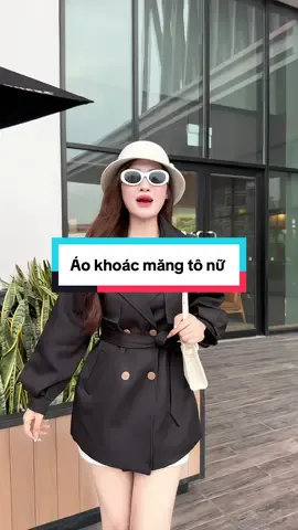 Áo khoác măng tô nữ mẫu mới trẻ trung lắm #aokhoacmangto #aokhoacnu #aomangto #anhlonglanh #anhlonglanhreview 