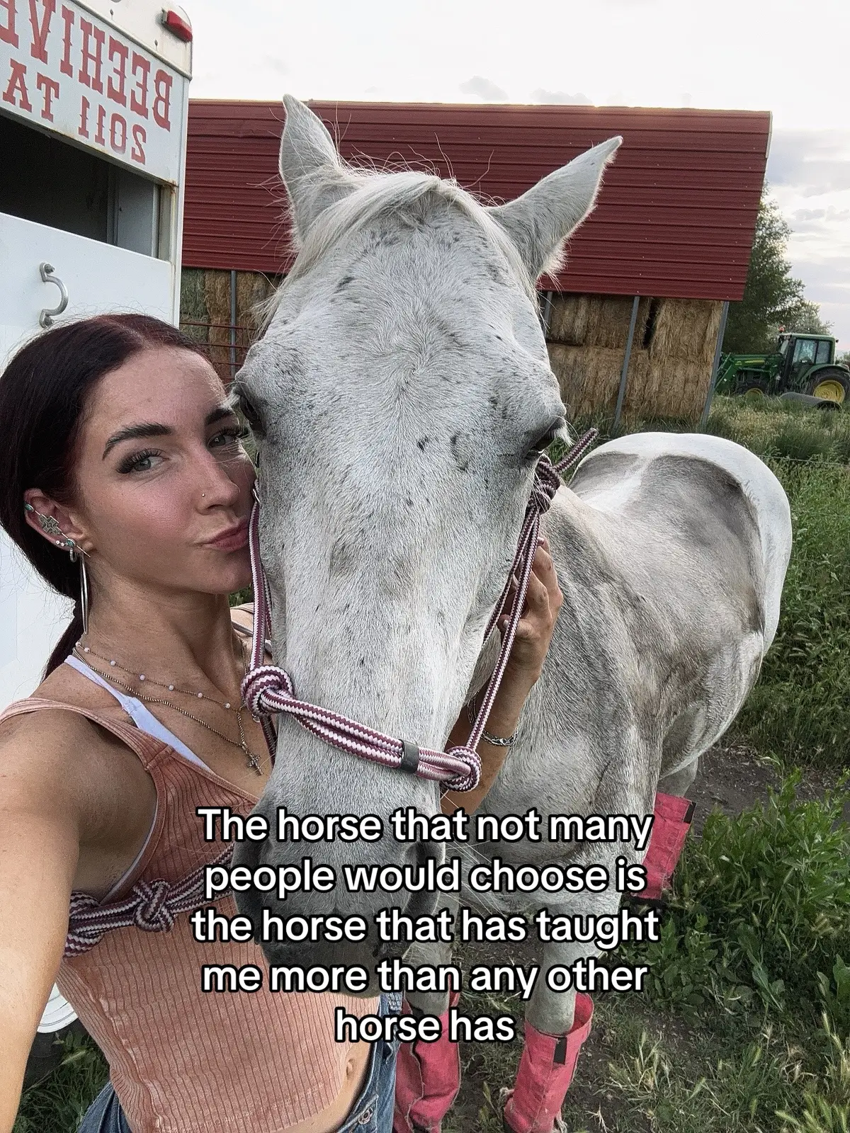 Weird horse girl forever #luv #rodeo #fup #draftfump 