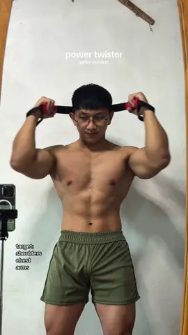safer and more variations #powertwister #armbender #chestworkoutathome #fyp #powertwisterhomeworkout 