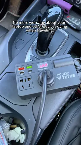 Joytutus Car Truck 12V-24V to 220V Inverter with Smart Chip & QC3.0 Fast Charging for Laptops Tablets #joytutus #powerplug #cargadgets #chargingcable #freeshipping