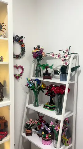 new home, same obsession, better displays! 💗 #lego #legocollection #legobotanicals #legocollector 