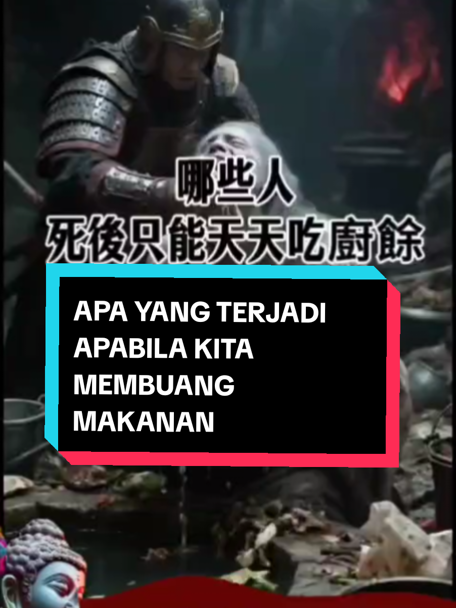 Jangan sia-siakan makanan 🍚🙏 Setiap butir adalah berkah, jangan biarkan berubah jadi karma buruk. #HargaiMakanan #KarmaBaik #Kesadaran #HidupBijak #viharabuddhabinjai 