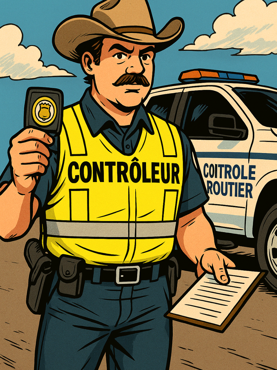 🚛 Les contrôleurs routiers au Québec, c’est un peu les DREAL de France… sauf qu’ils sont à peine 300 pour toute la province 😅. Ils contrôlent poids, dimensions, logs électroniques, matières dangereuses… mais sur la route, c’est devenu une espèce rare 👀. Tu en as déjà croisé un ? #truckerquebec  #routier  #camionneur #quebec  #lokiqc 