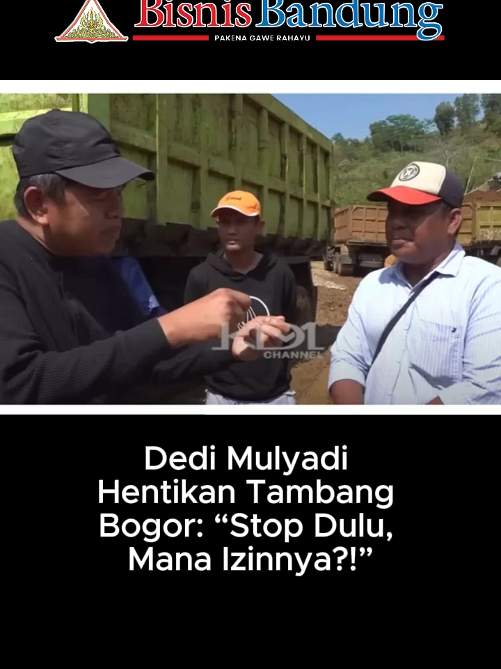 Dedi Mulyadi mengambil langkah tegas menghentikan sementara seluruh aktivitas tambang di Bogor #kdm #tambangbatubara #bogor