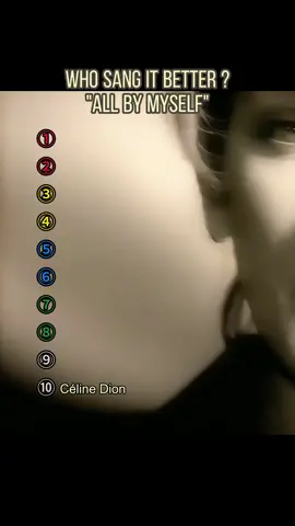 WHO SANG IT BETTER ?“ALL BY MYSELF”#CoverSongs #music #songs 